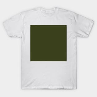 Solid Olive Green T-Shirt